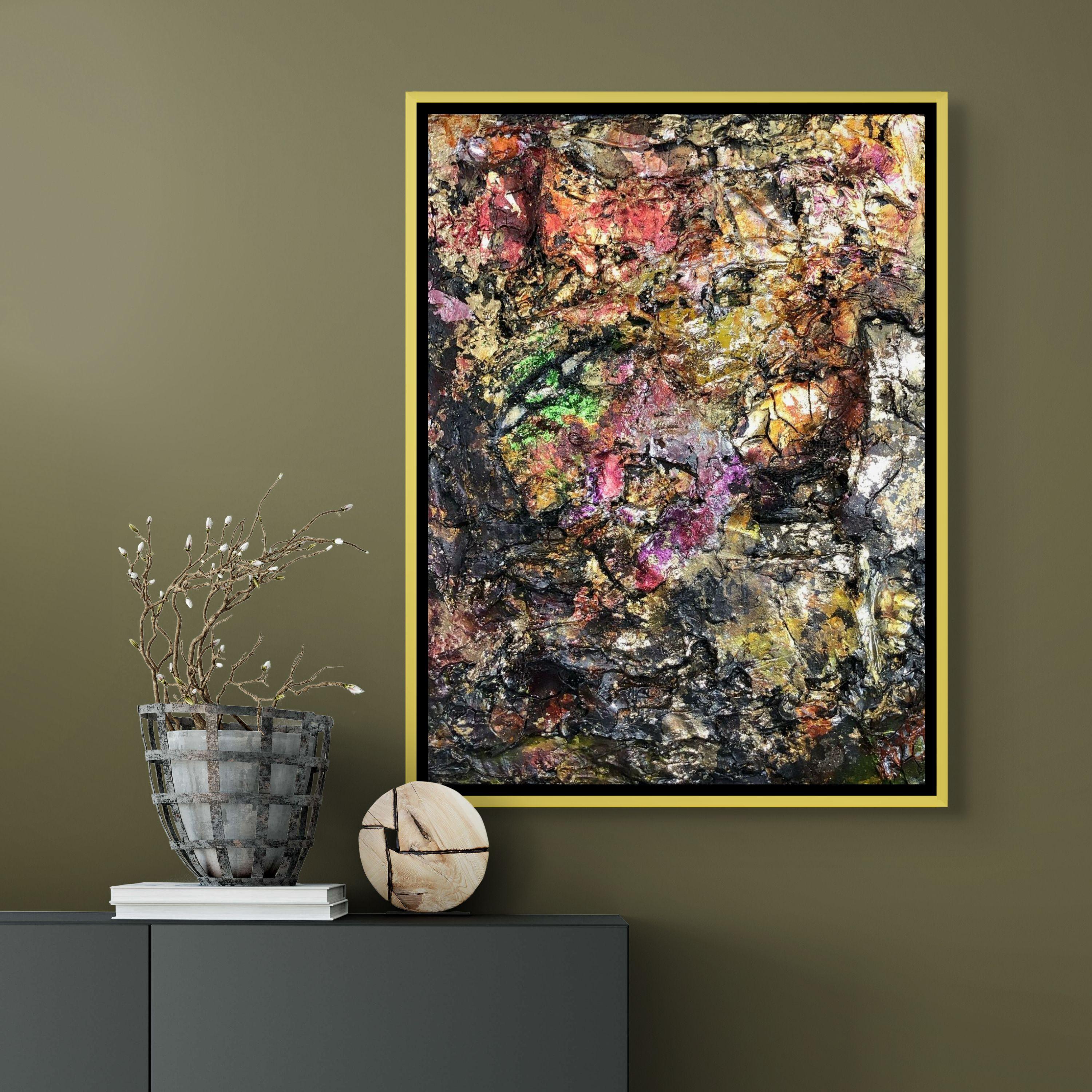 quetzalcoatl 2, Mixed Media on Canvas - Abstract Expressionist Mixed Media Art by Jason Lincoln Jeffers