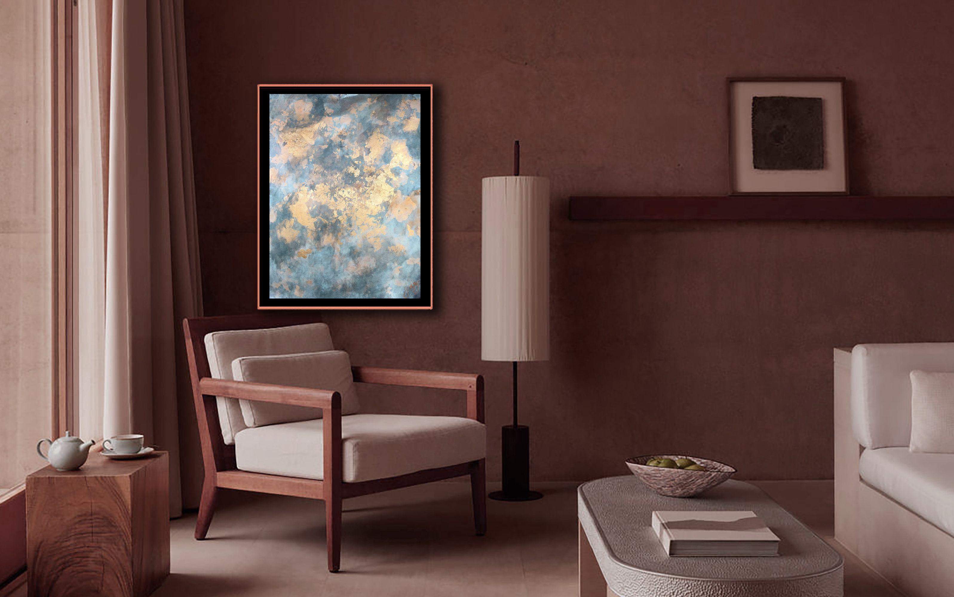 serenity 1, Mixed Media on Paper - Minimalist Mixed Media Art by Jason Lincoln Jeffers