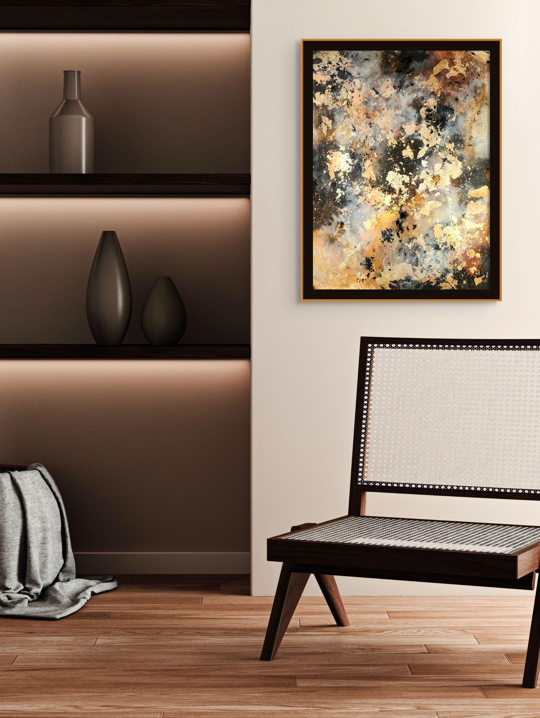 La verdadera paz sólo puede venir a través de la entrega del corazón. Con una pincelada de elegancia y una paleta de tranquilidad, mi objetivo artístico en esta serie es explorar la transformación del alma. La decadencia y la entropía de la psique