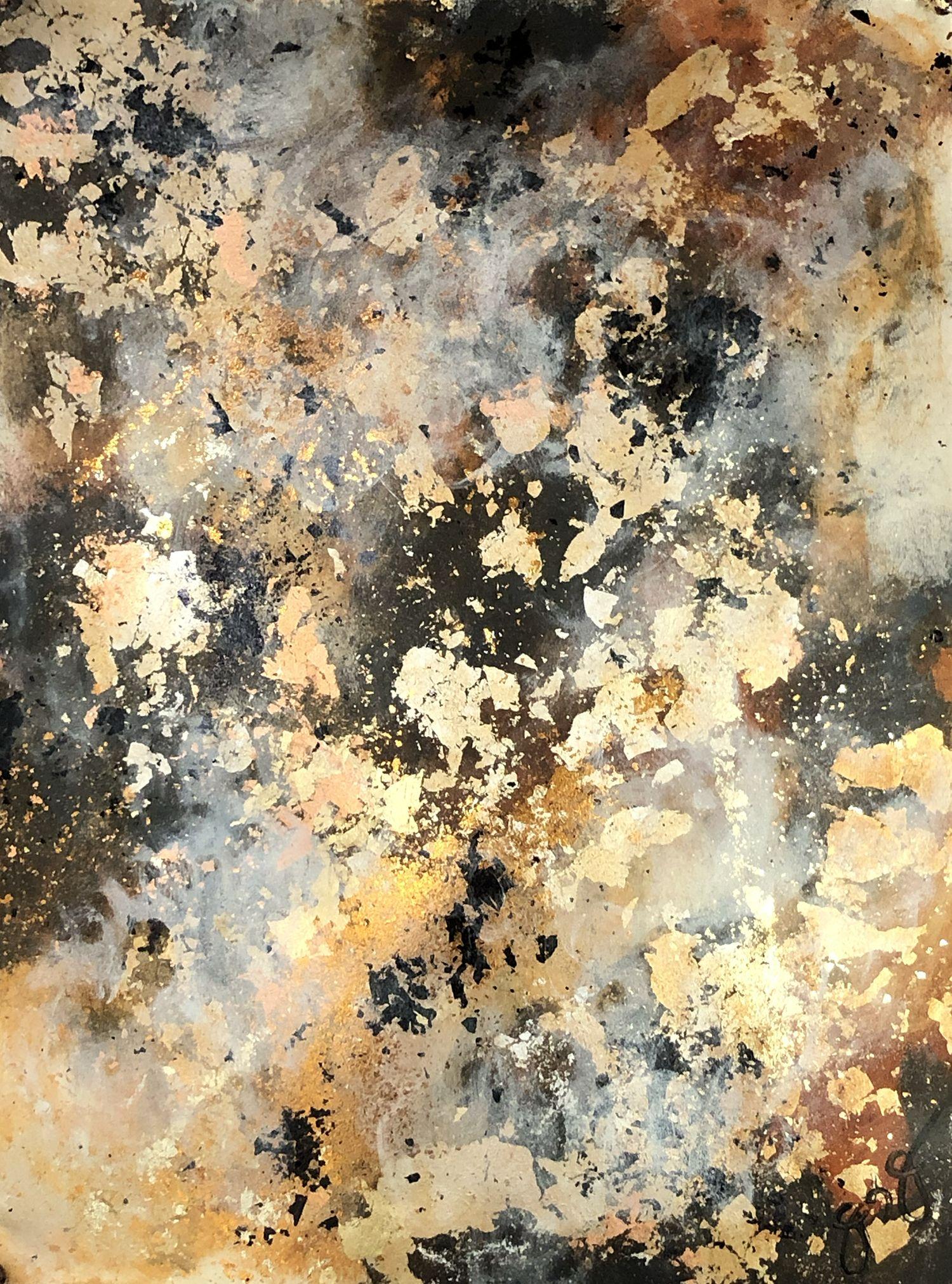 serenidad 13, Técnica mixta sobre papel - Mixed Media Art de Jason Lincoln Jeffers