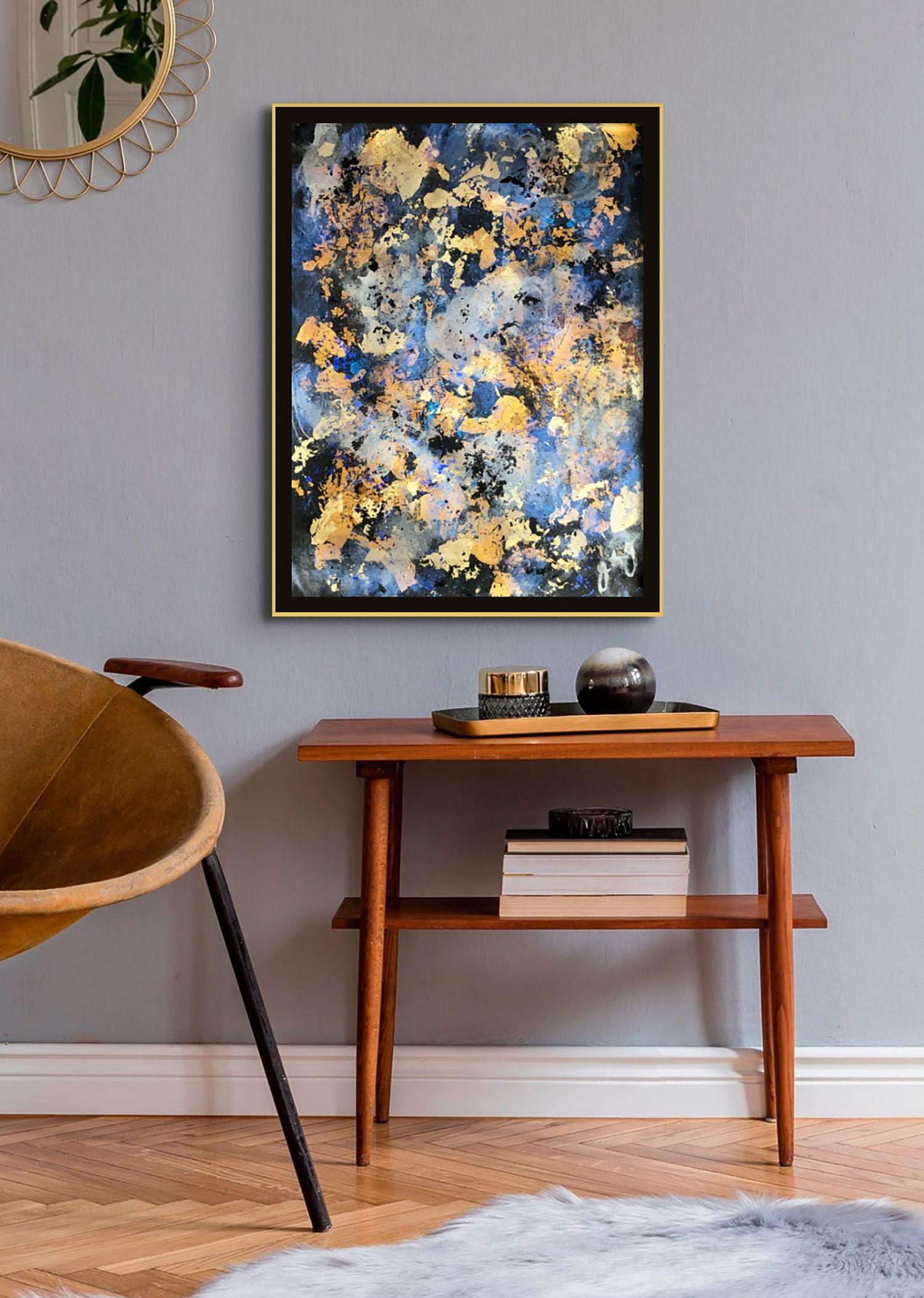 serenity 14, Mixed Media on Paper For Sale 1