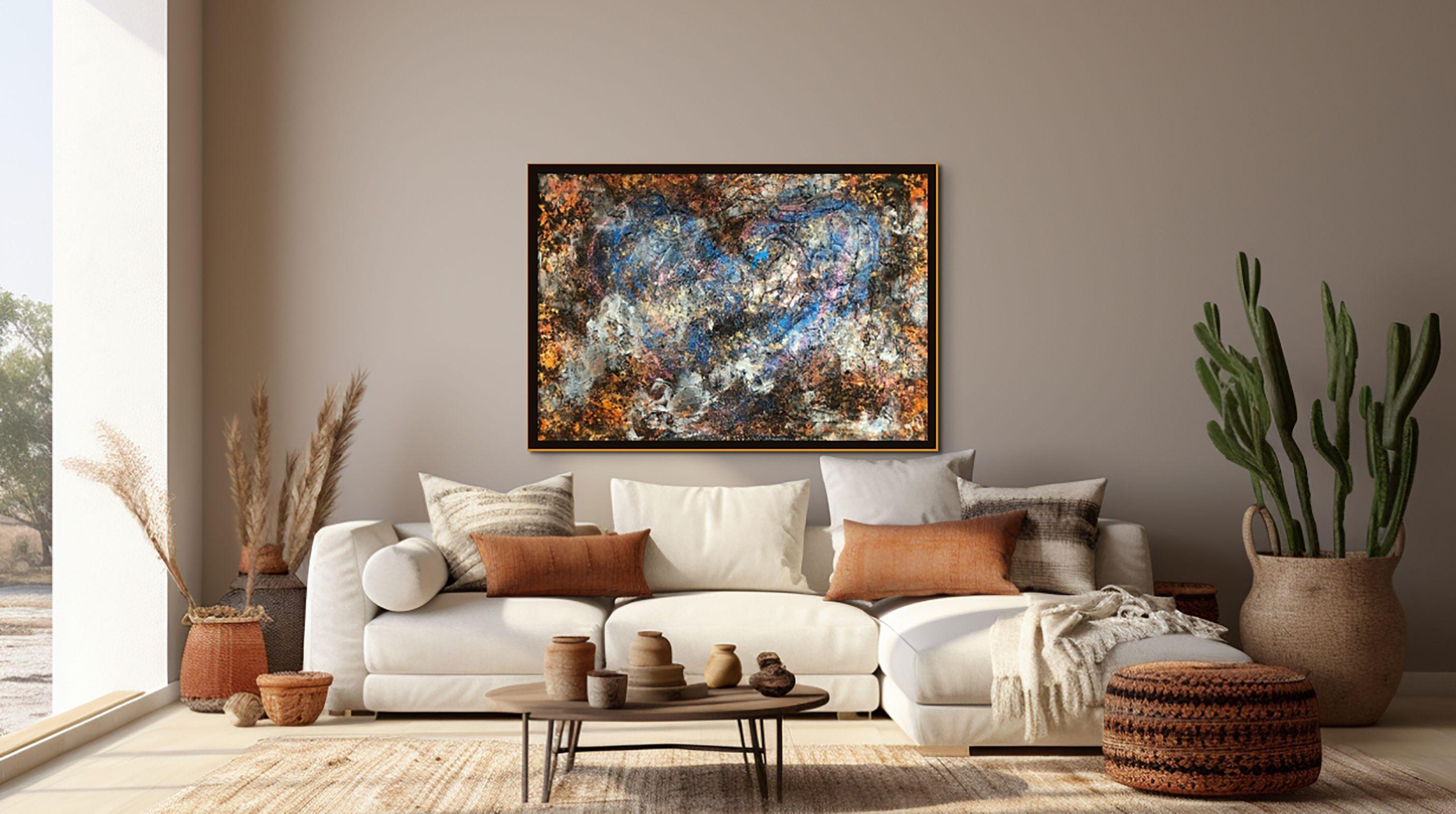 True peace can only come through the surrendering of the heart. With a brushstroke of elegance and a palette of tranquility, my artistic aim in this series is to explore the transformation of the soul. Decay and entropy of the fractured psyche are