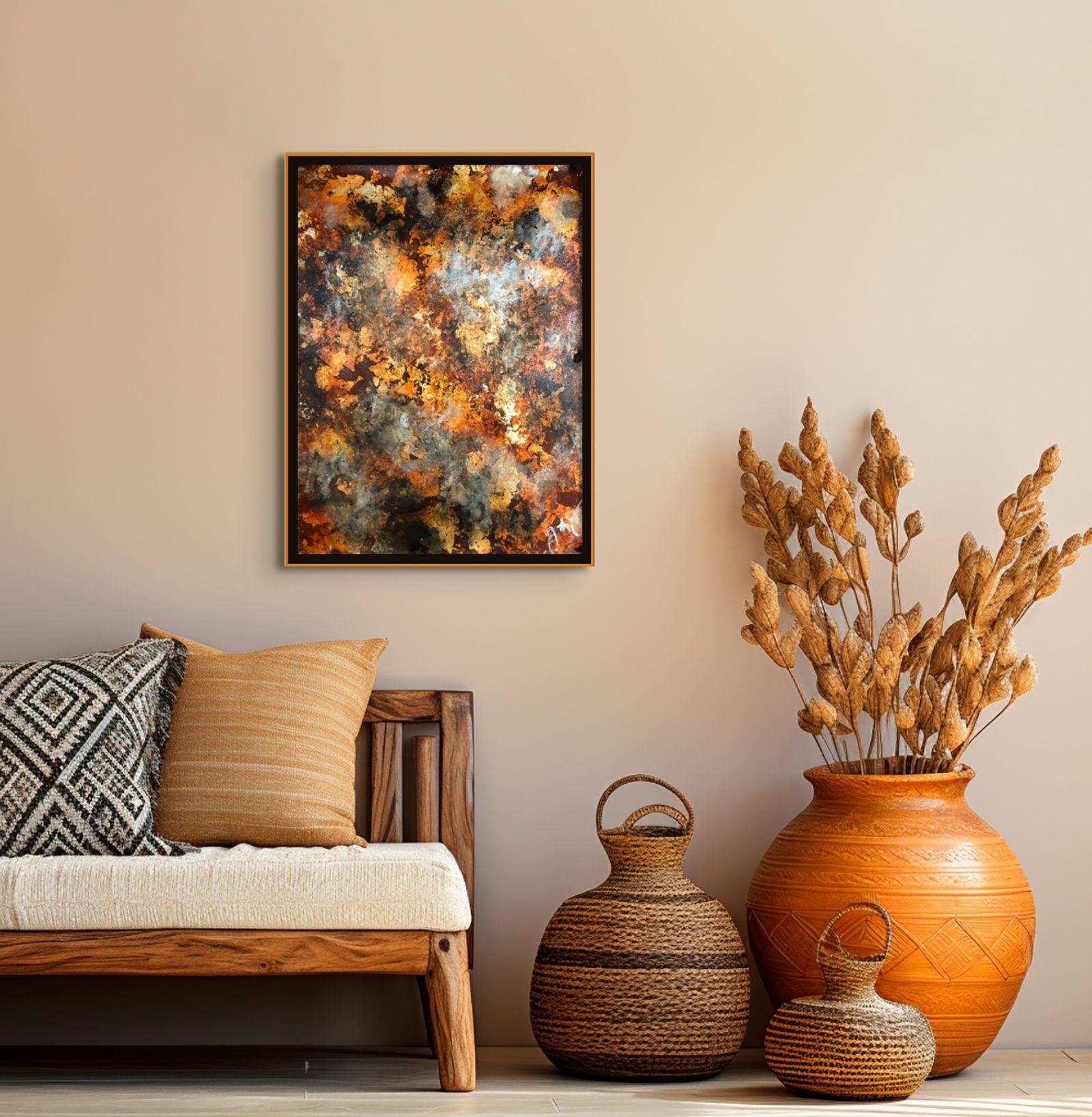 serenity 2, Mixed Media on Paper For Sale 1