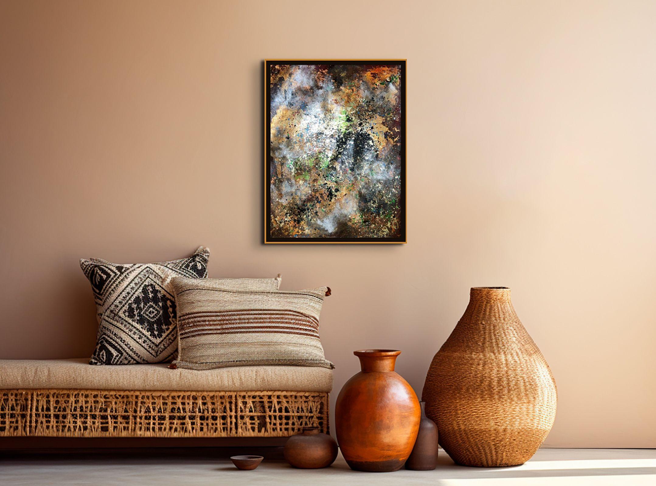 True peace can only come through the surrendering of the heart. With a brushstroke of elegance and a palette of tranquility, my artistic aim in this series is to explore the transformation of the soul. Decay and entropy of the fractured psyche are