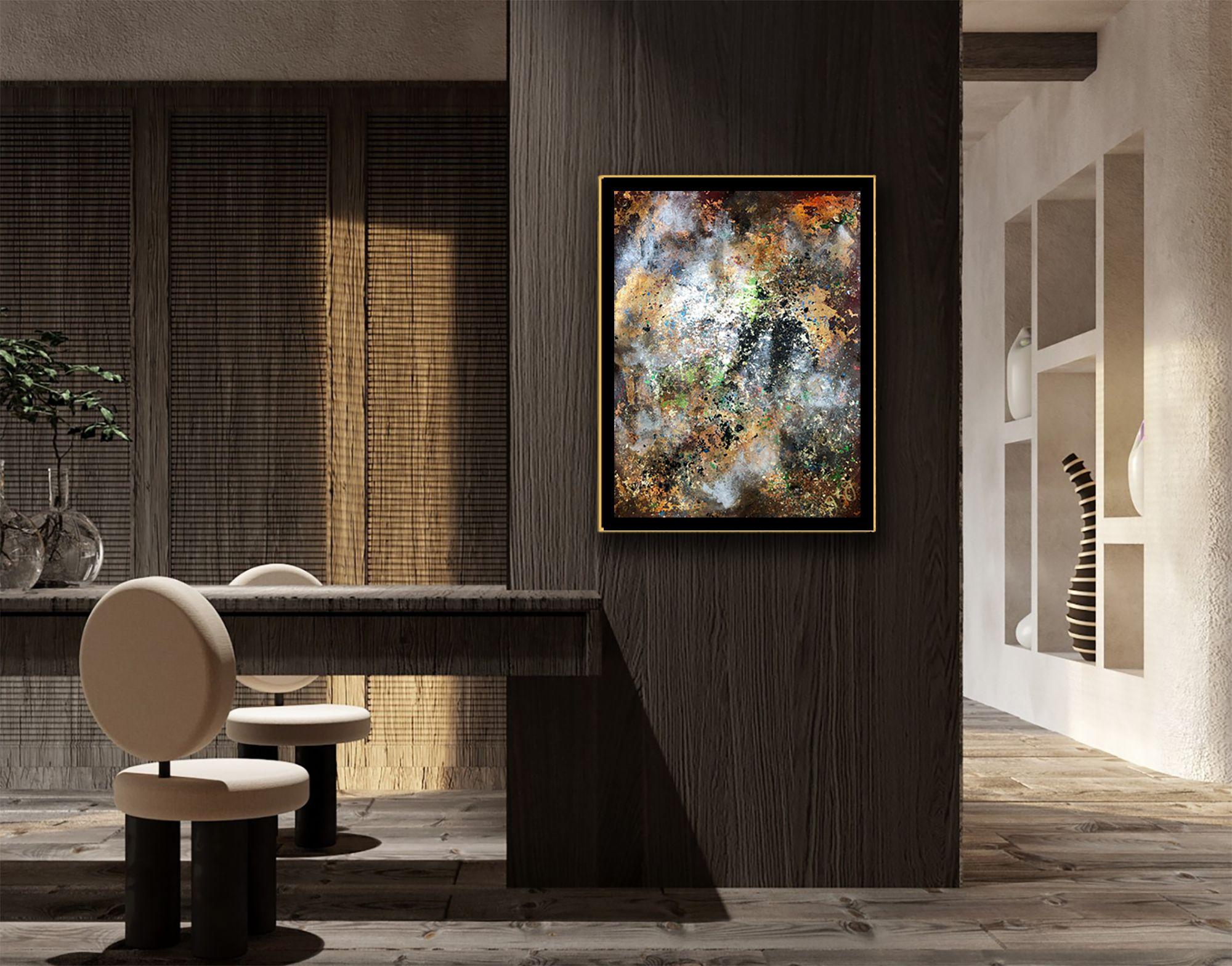 serenity 5, Mixed Media on Paper For Sale 2