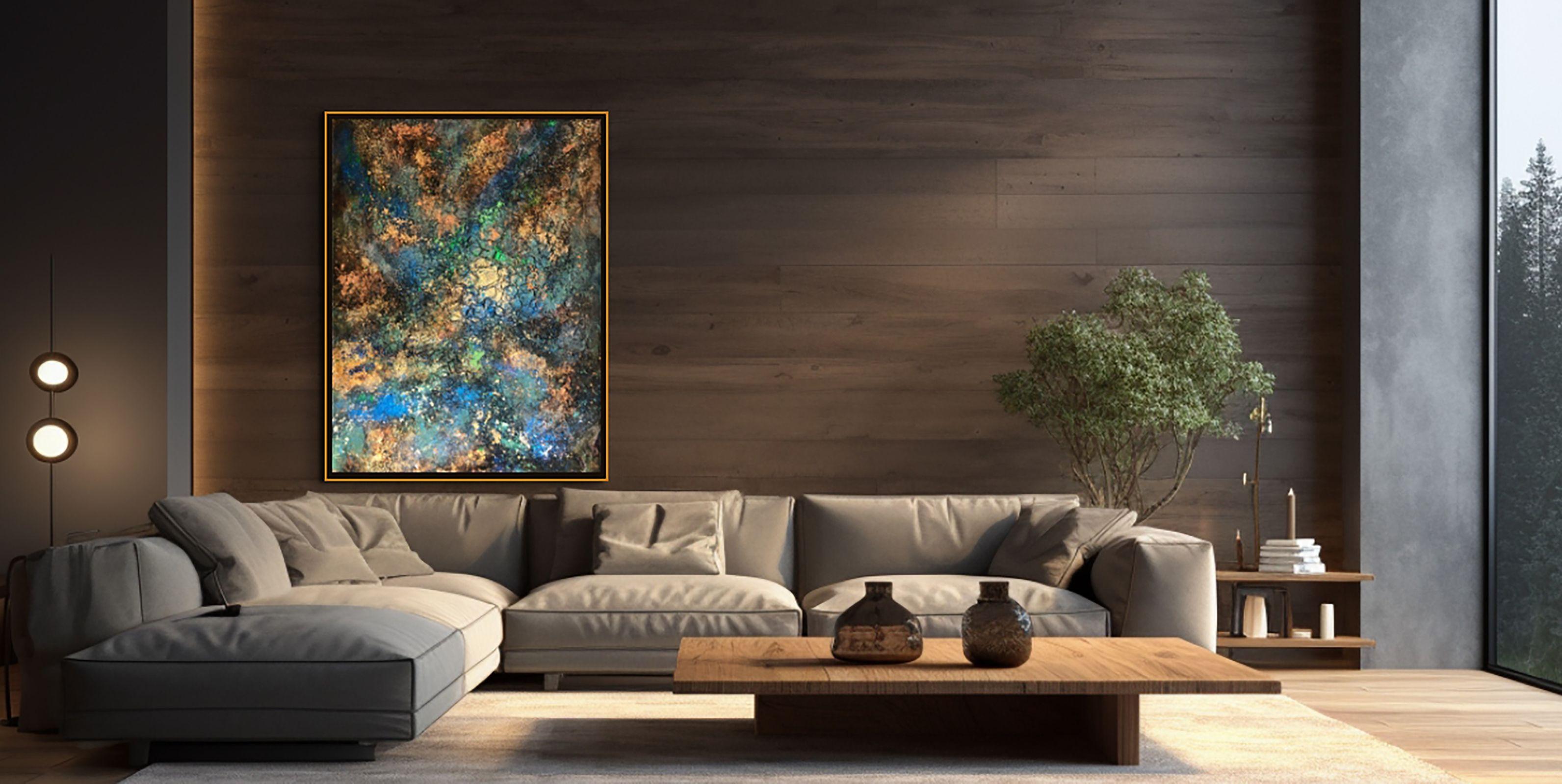 serenity 7, Mixed Media on Canvas For Sale 1