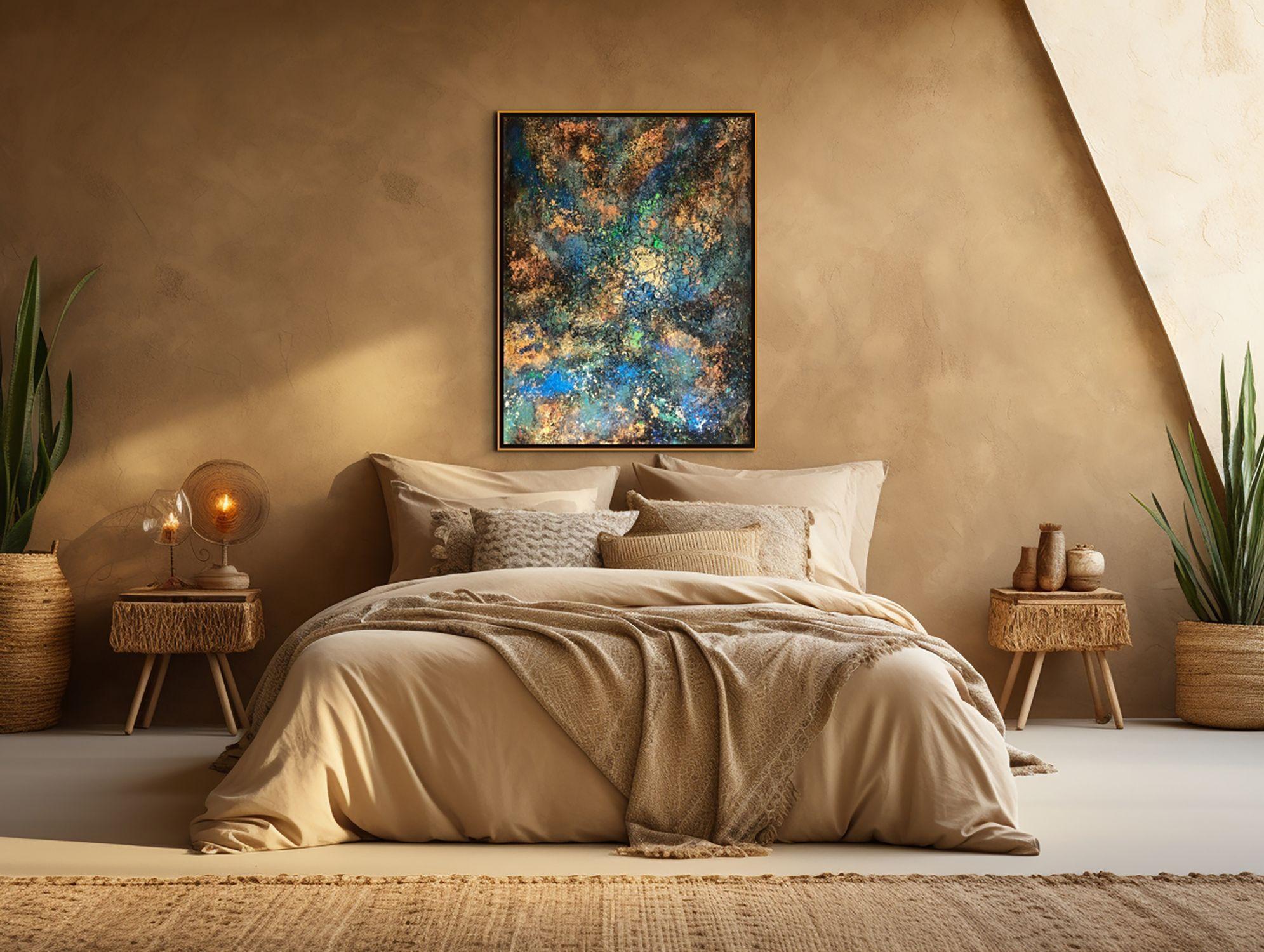 serenity 7, Mixed Media on Canvas For Sale 2