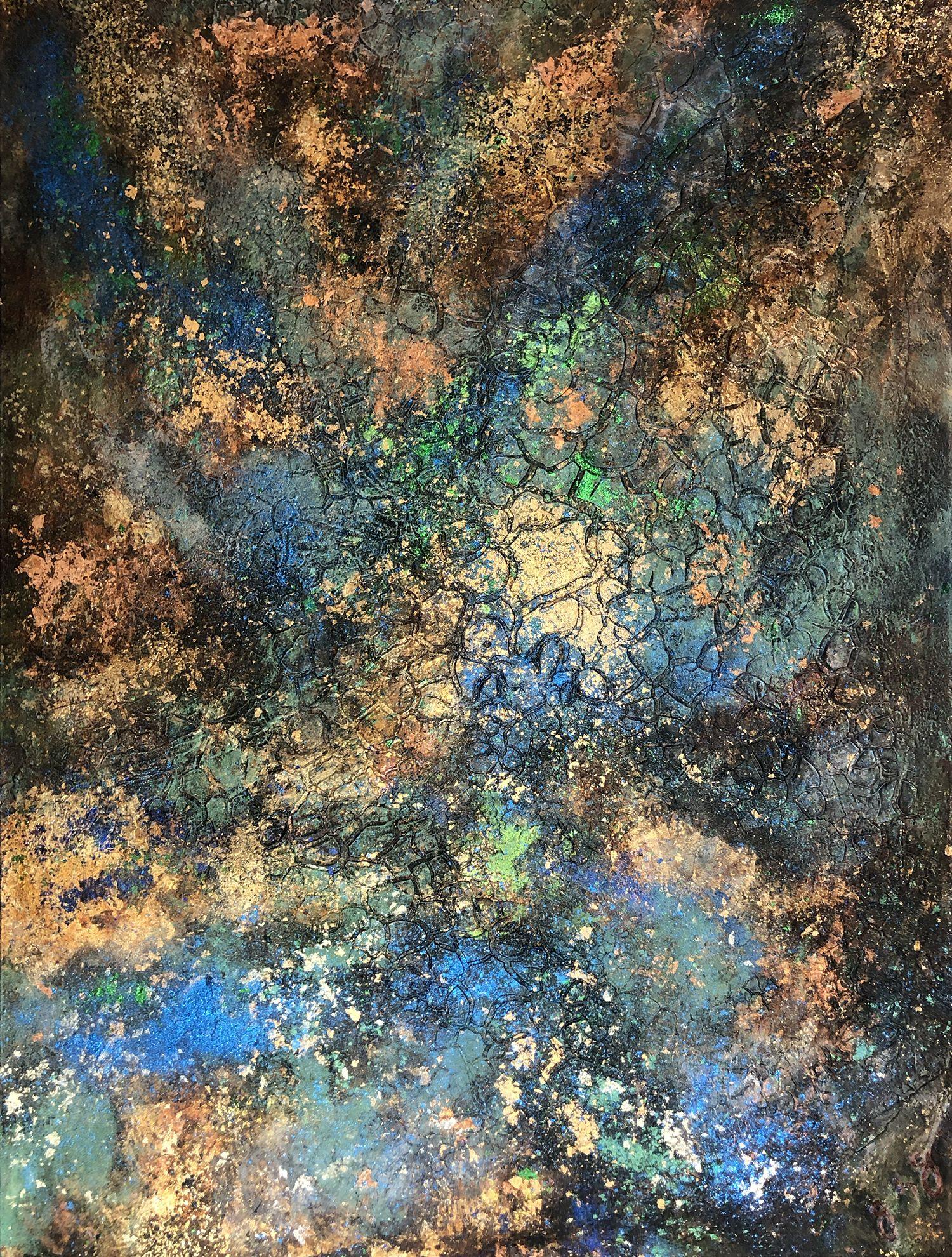 serenity 7, Mixed Media on Canvas - Mixed Media Art by Jason Lincoln Jeffers