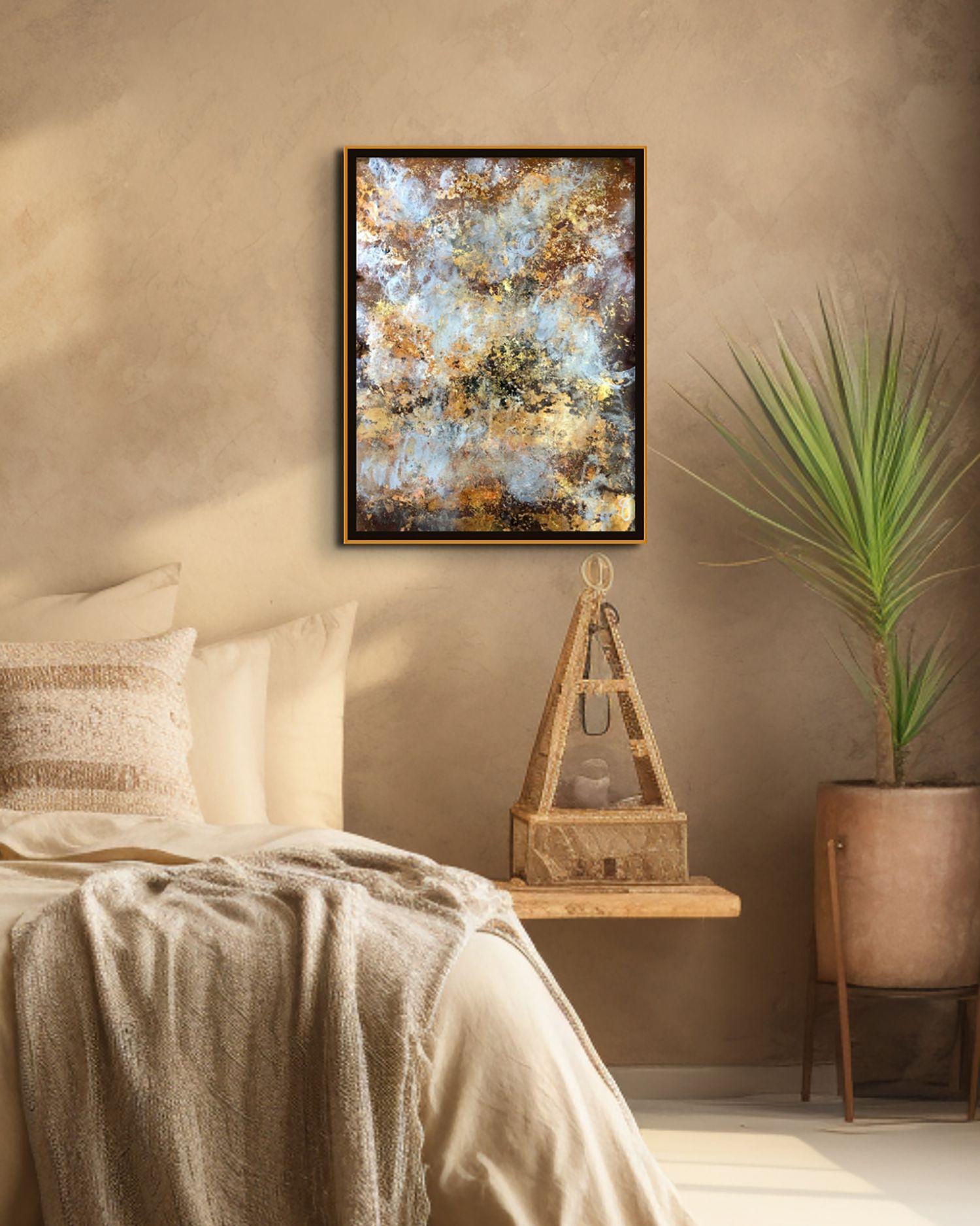 True peace can only come through the surrendering of the heart. With a brushstroke of elegance and a palette of tranquility, my artistic aim in this series is to explore the transformation of the soul. Decay and entropy of the fractured psyche are