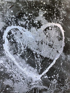 essen's heart 25., Painting, Acrylic on Paper