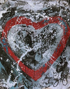 essen's heart 27., Painting, Acrylic on Paper