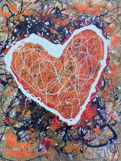 essen's heart., Painting, Acrylic on Paper