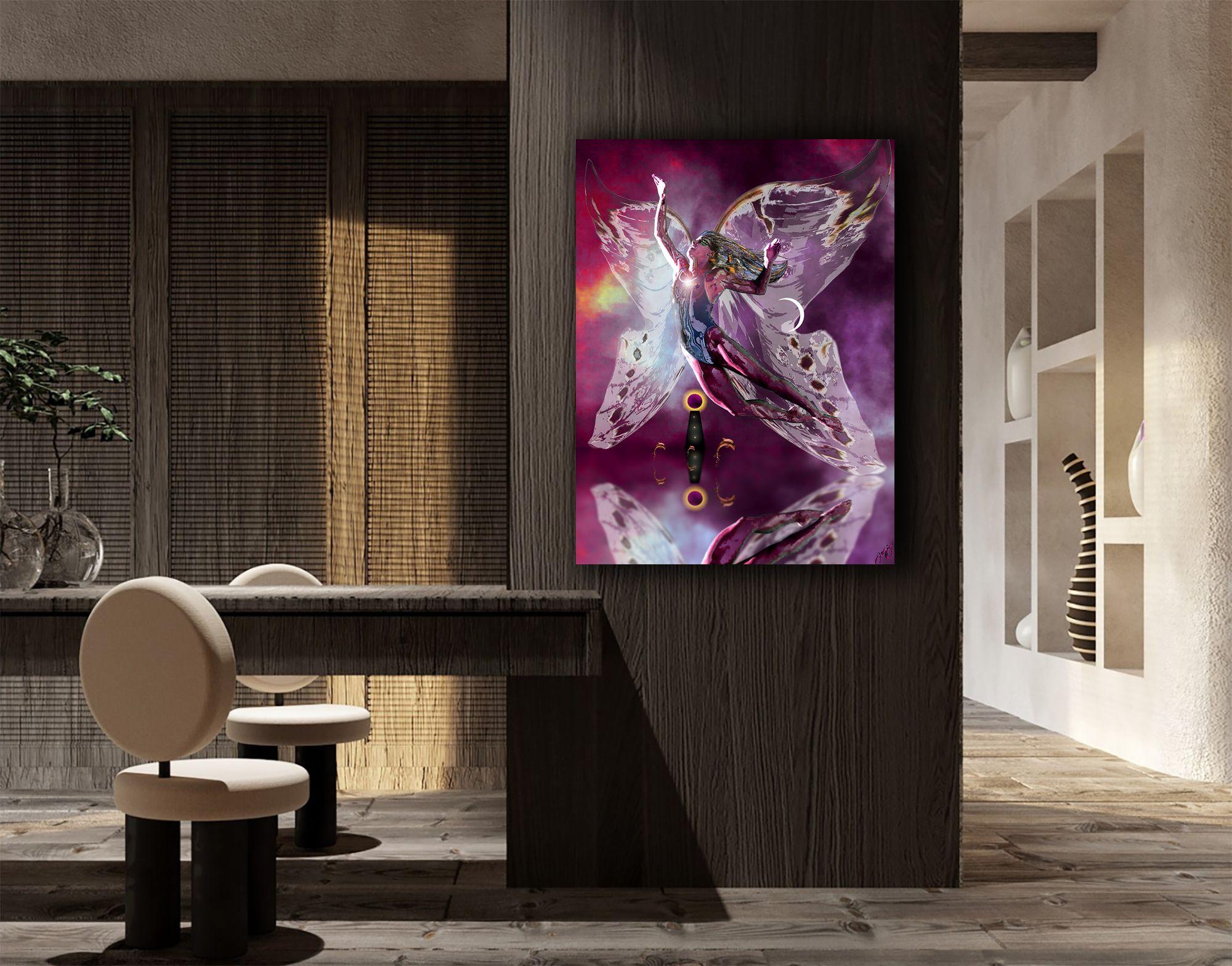 2024 digital, dye transfer to aluminum with a high gloss finish and float-back framing. Edition 1 of 1. Sizes in inches: 24x18 at $1490, 32x24 at $1990, 36x27 at $2490, 40x30 at $3490, 48x36 at $3990, 52x39 at $4490, 64x48 at $4990. Please allow 2-3