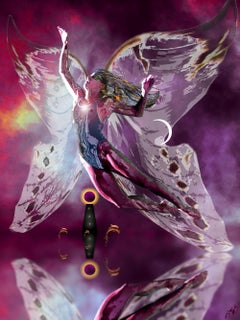 butterfly 53, Digital on Metal