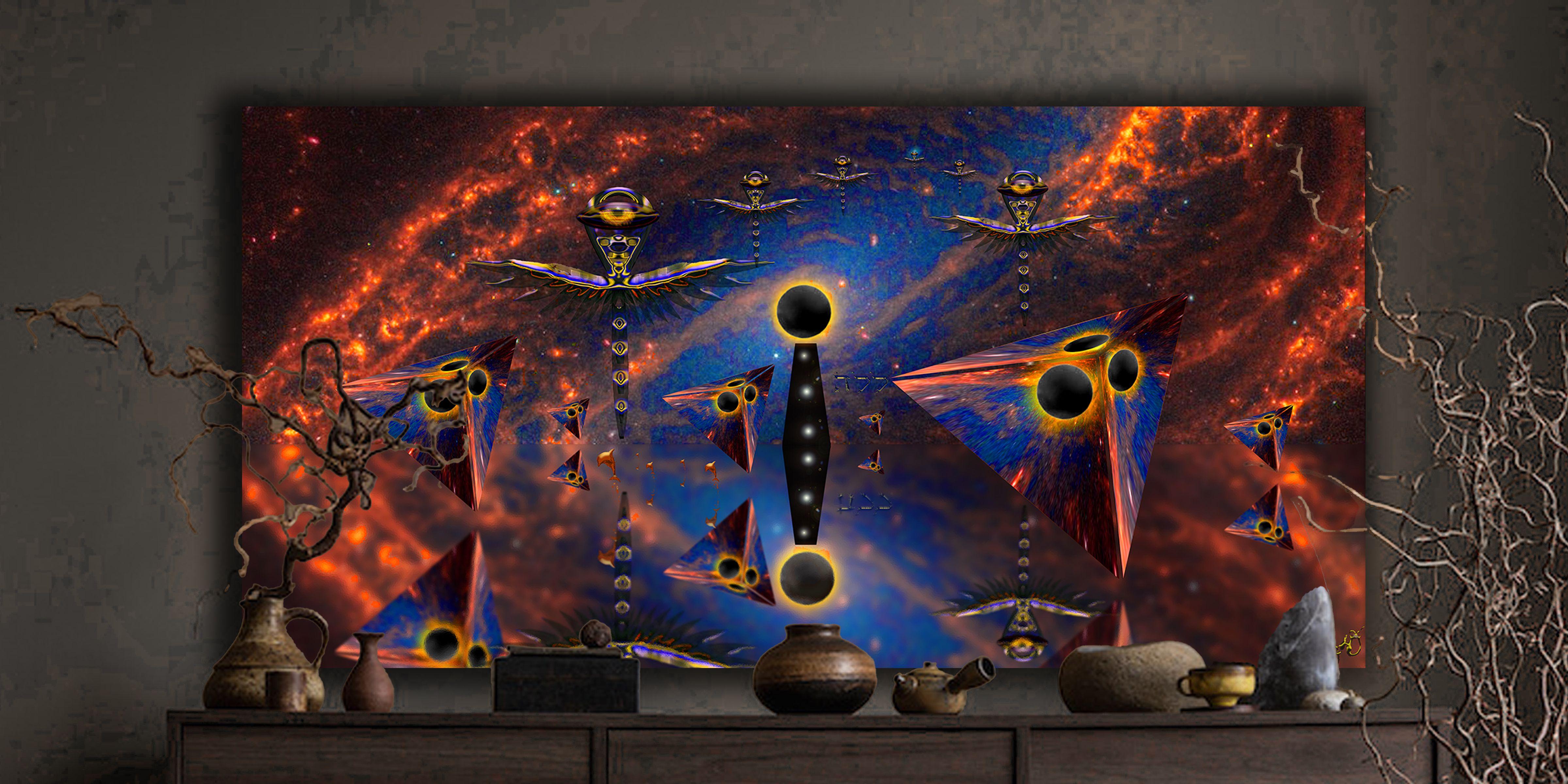 2024 digital, dye transfer to aluminum with a high gloss finish and float-back framing. Edition 1 of 1. Sizes available in inches: 24x48 at $2990, 32x64 at $3990, 36x72 at $4990, 48x96 at $6490. Please allow 2-3 weeks for the sublimation process.   