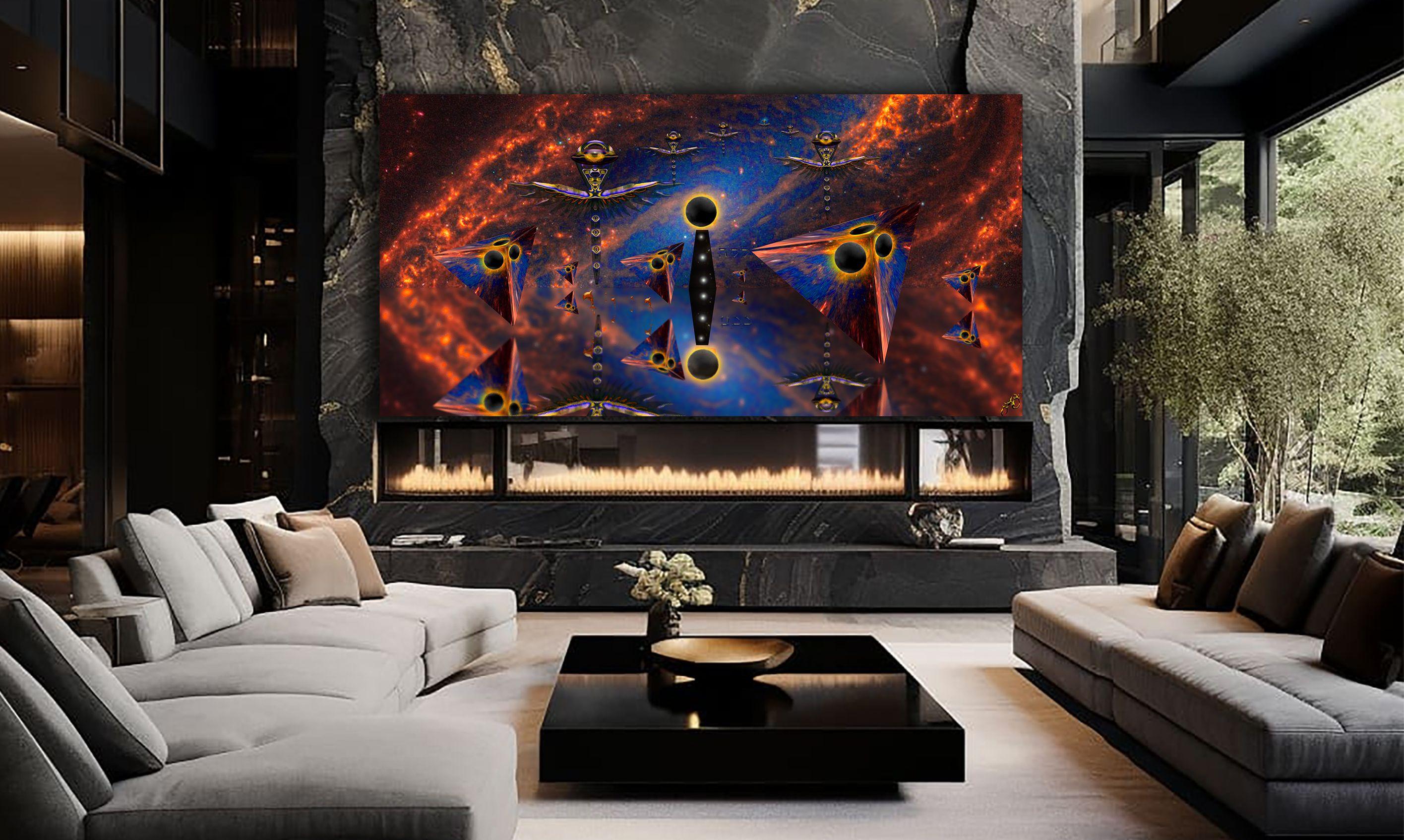 circles 64, Digital on Metal For Sale 1