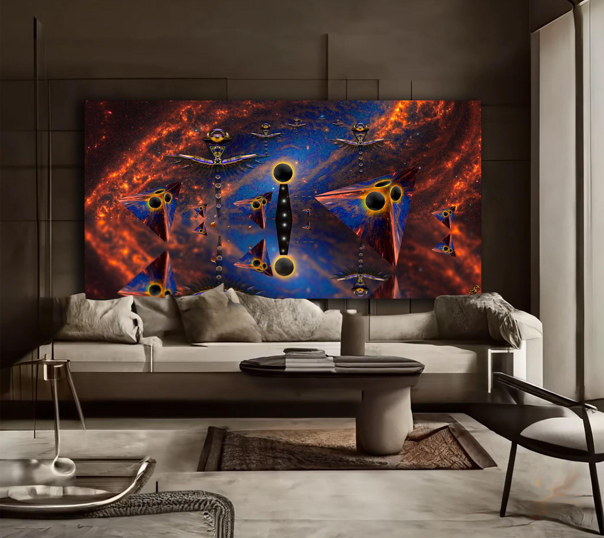 circles 64, Digital on Metal For Sale 2