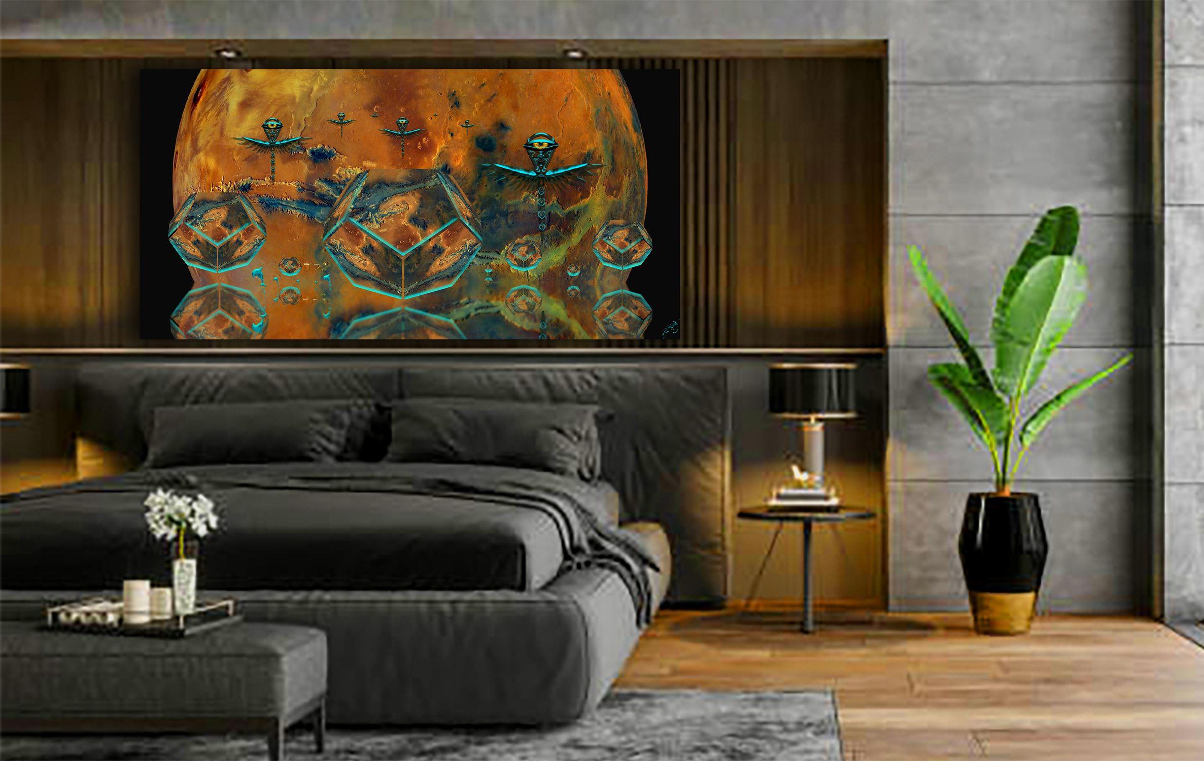 circles 66, Digital on Metal For Sale 1