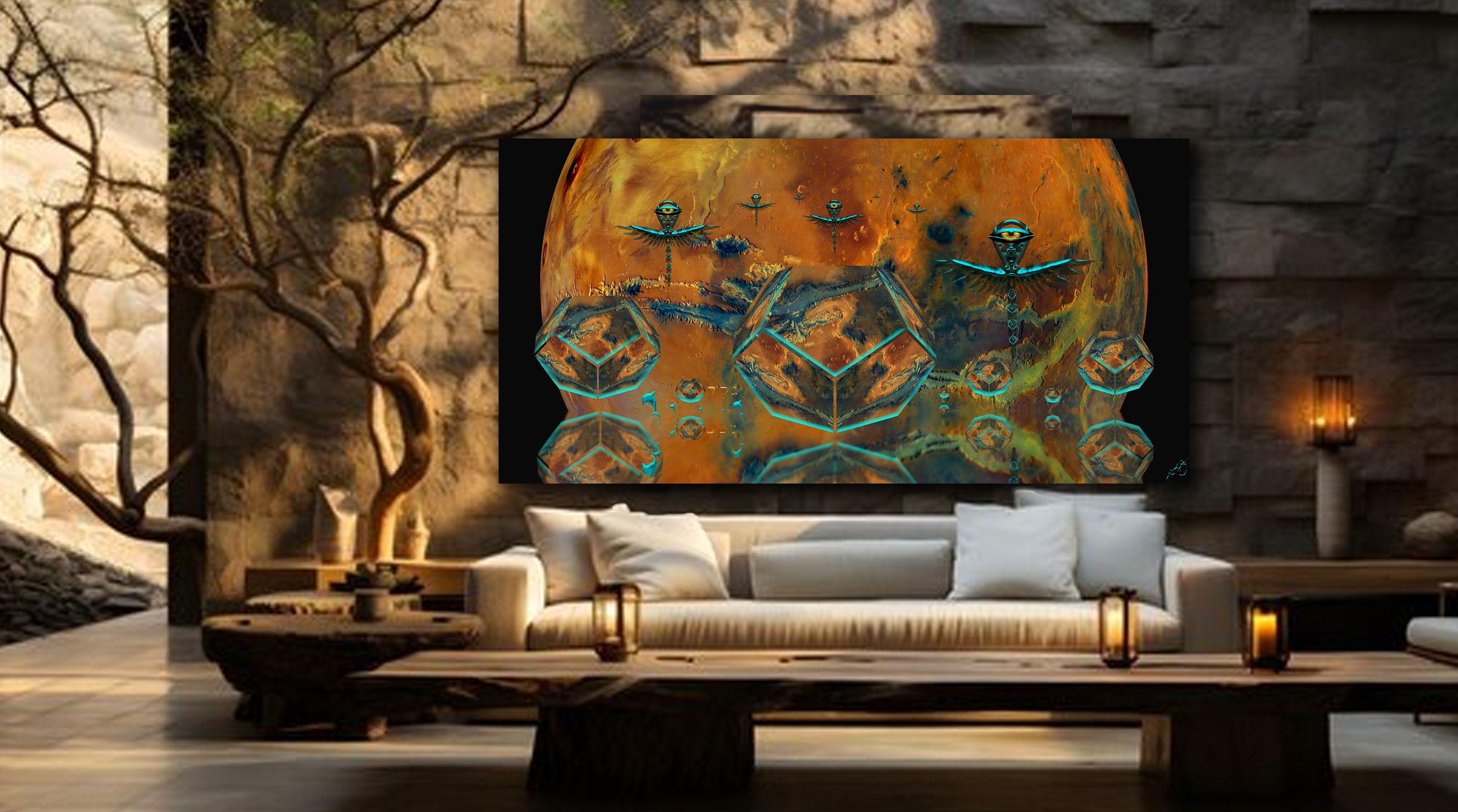 circles 66, Digital on Metal For Sale 2