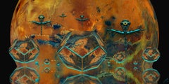 circles 66, Digital on Metal