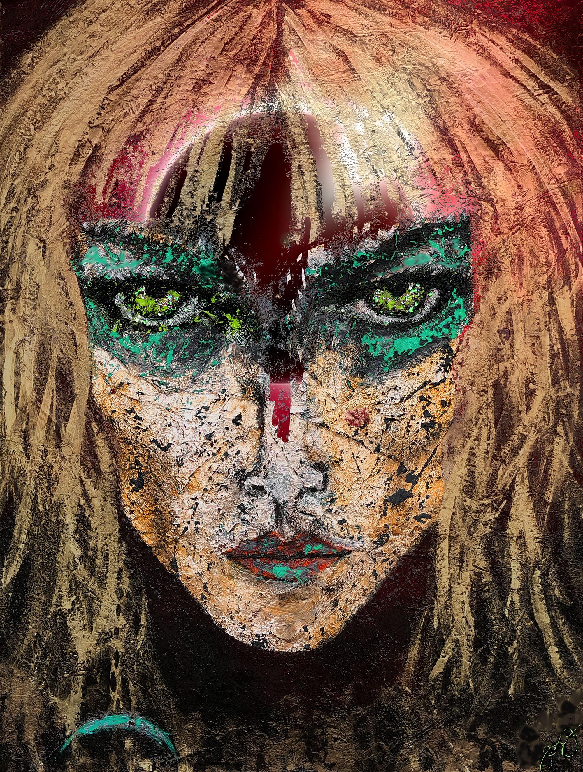 goddess 46, Digital on Metal - Print by Jason Lincoln Jeffers
