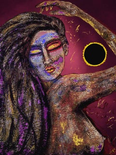 goddess 49, Digital on Metal