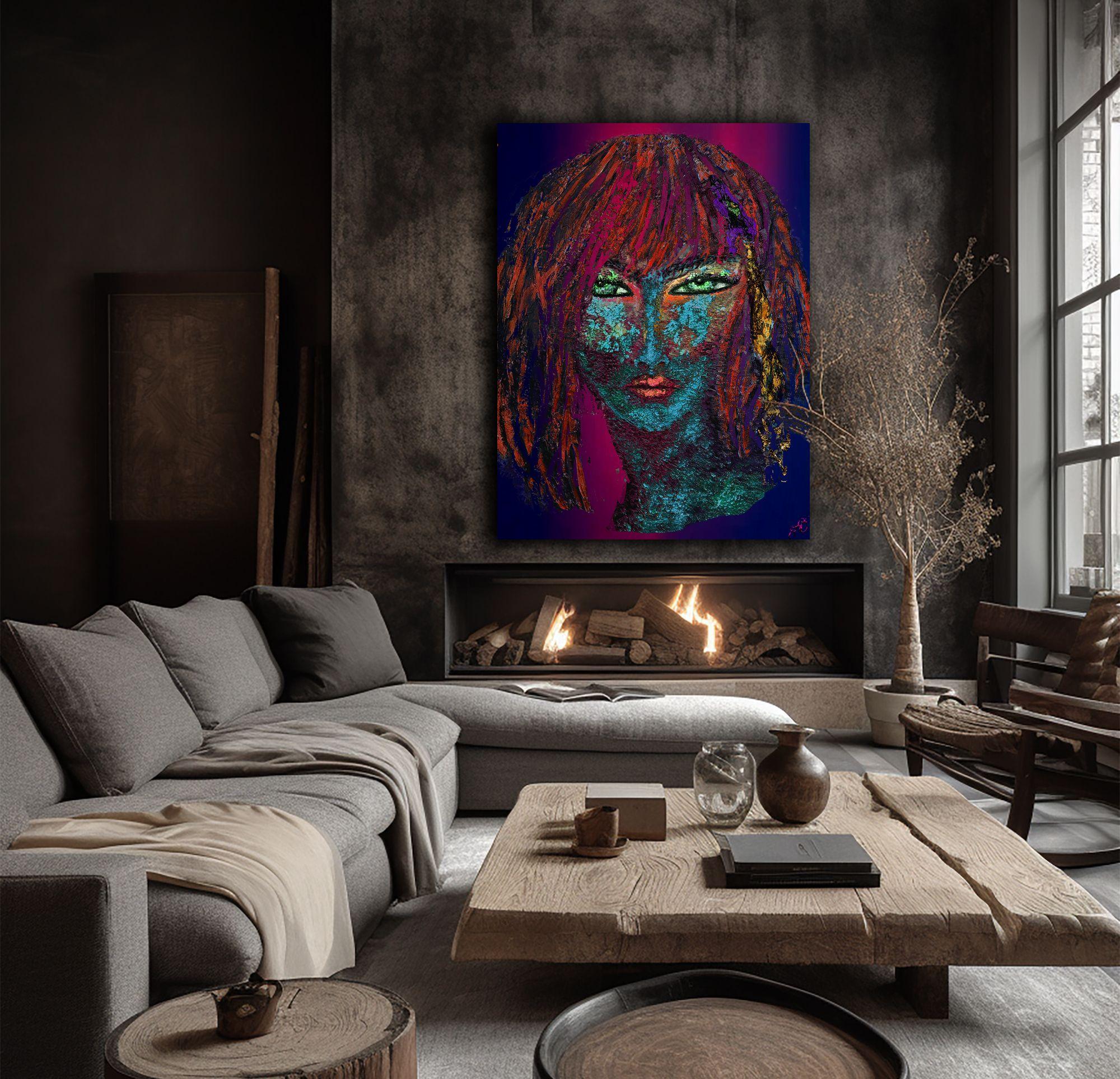 goddess 51, Digital on Metal For Sale 2