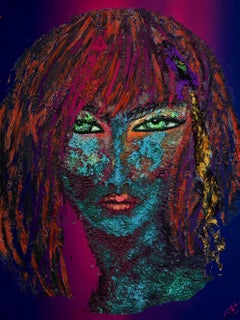 goddess 51, Digital on Metal