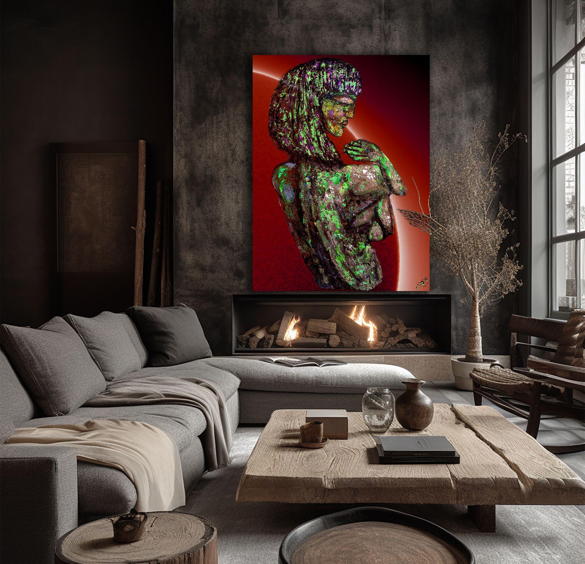 goddess 52, Digital on Metal For Sale 1