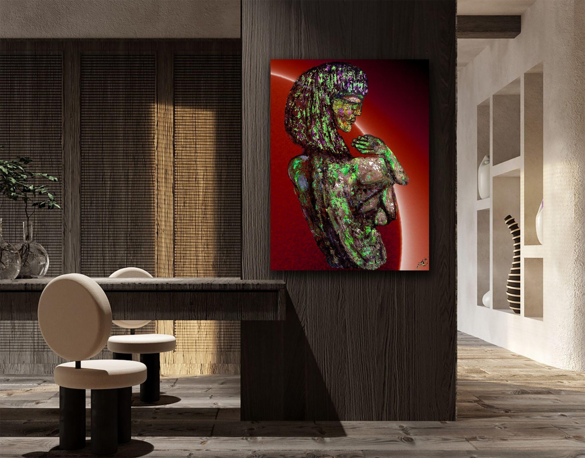 goddess 52, Digital on Metal For Sale 2