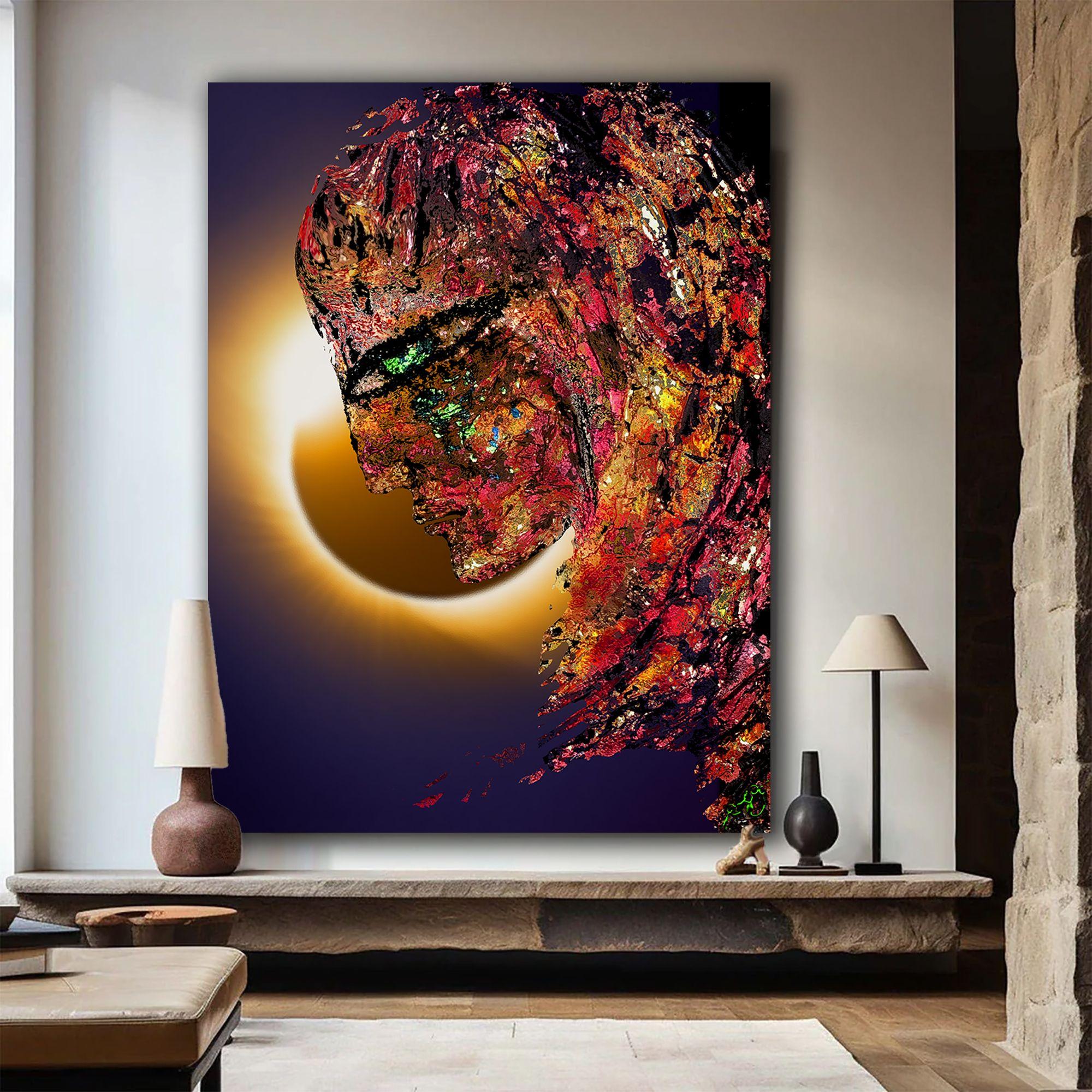 2024 digital, dye transfer to aluminum with a high gloss finish and float-back framing. Edition 1 of 1. Sizes in inches: 24x18 at $1490, 32x24 at $1990, 36x27 at $2490, 40x30 at $3490, 48x36 at $3990, 52x39 at $4490, 64x48 at $4990. Please allow 2-3