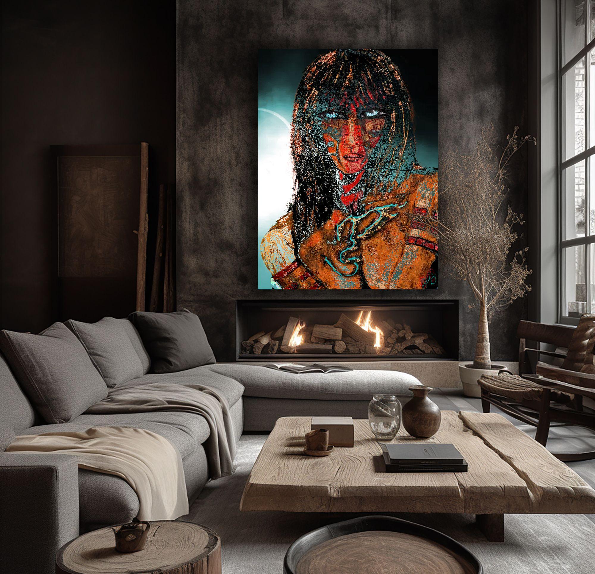 goddess 54, Digital on Metal For Sale 1