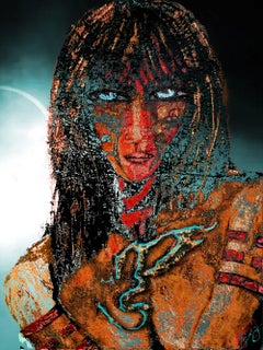 goddess 54, Digital on Metal