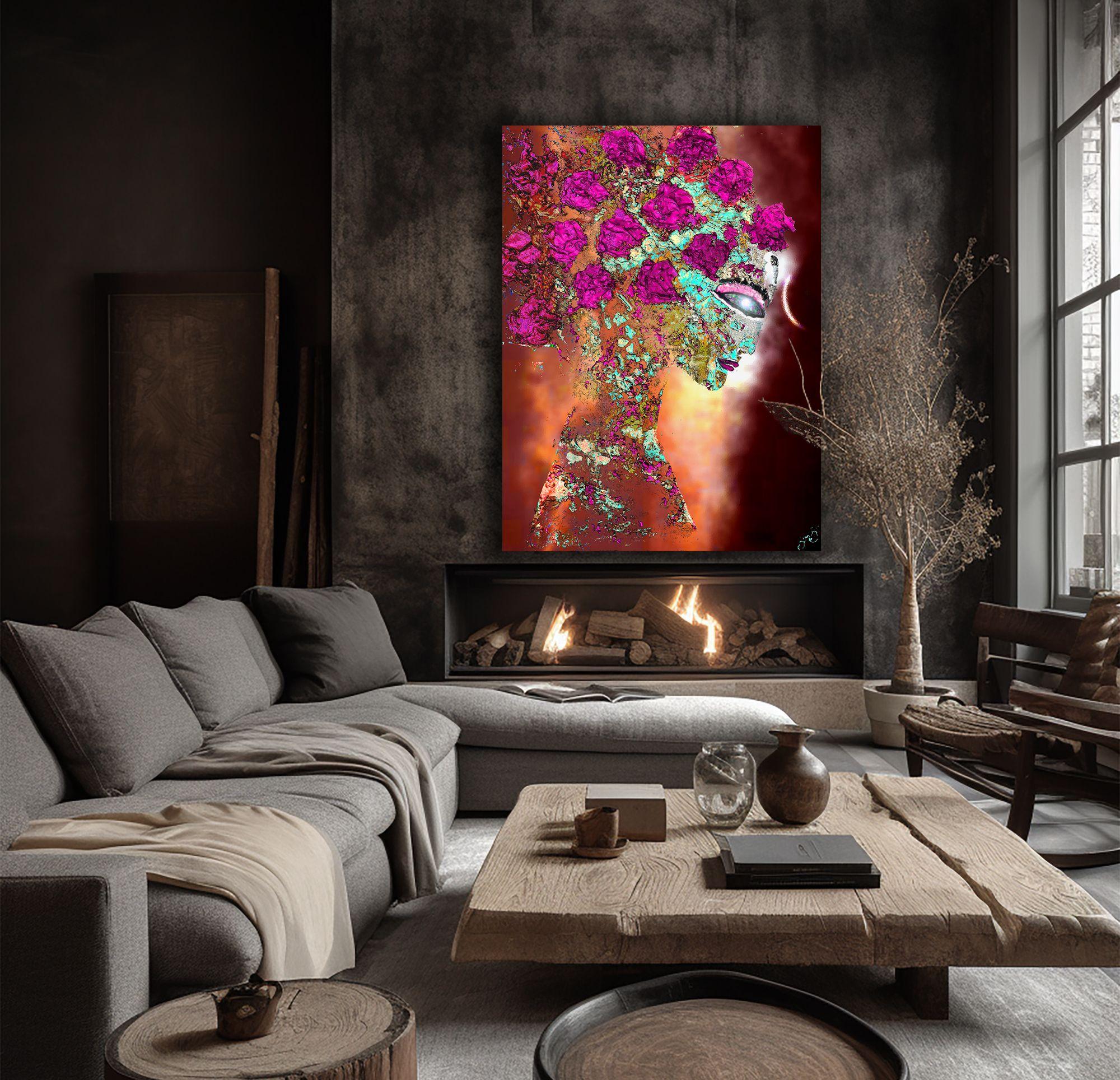 goddess 55, Digital on Metal For Sale 1