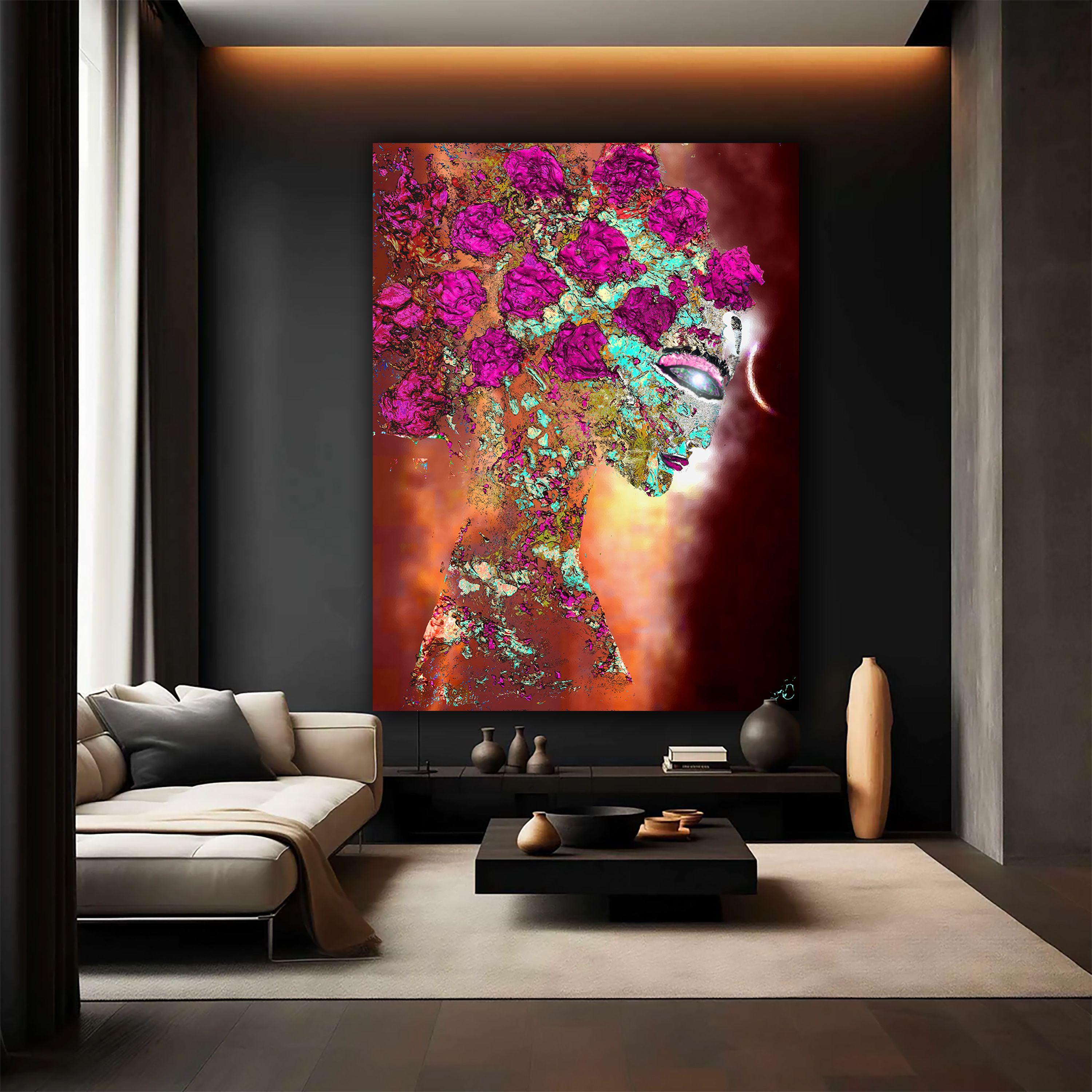 goddess 55, Digital on Metal For Sale 2
