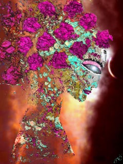 goddess 55, Digital on Metal