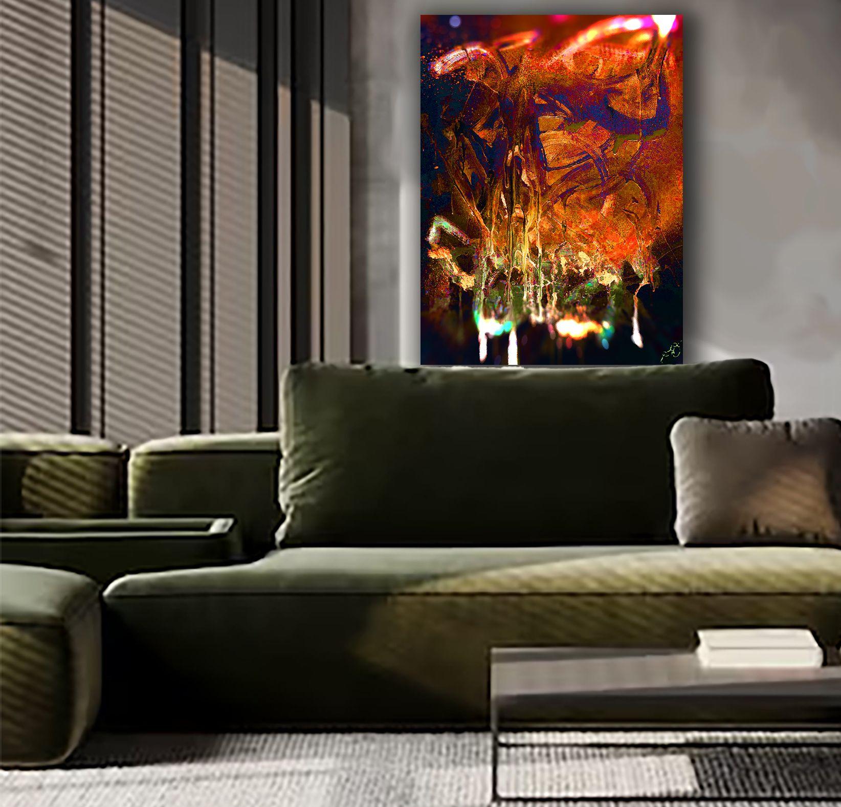 vision 1, Digital on Metal For Sale 1