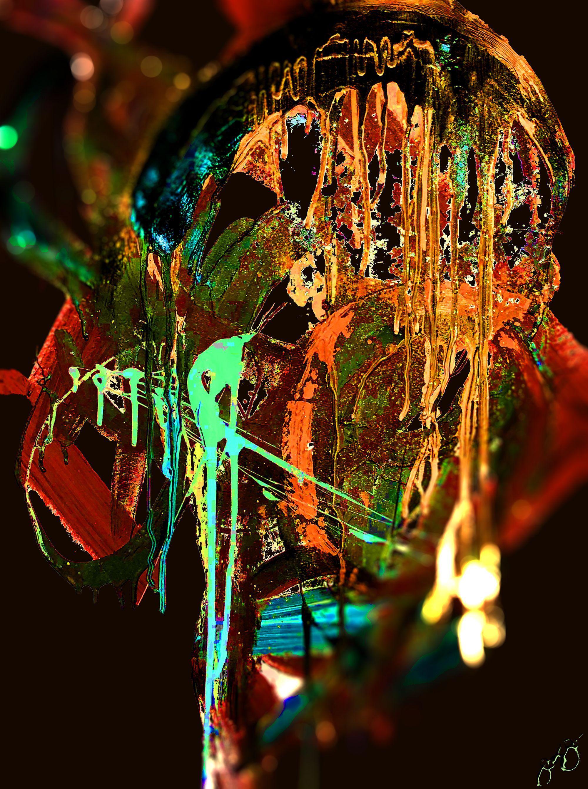 vision 2, Digital on Metal - Print by Jason Lincoln Jeffers