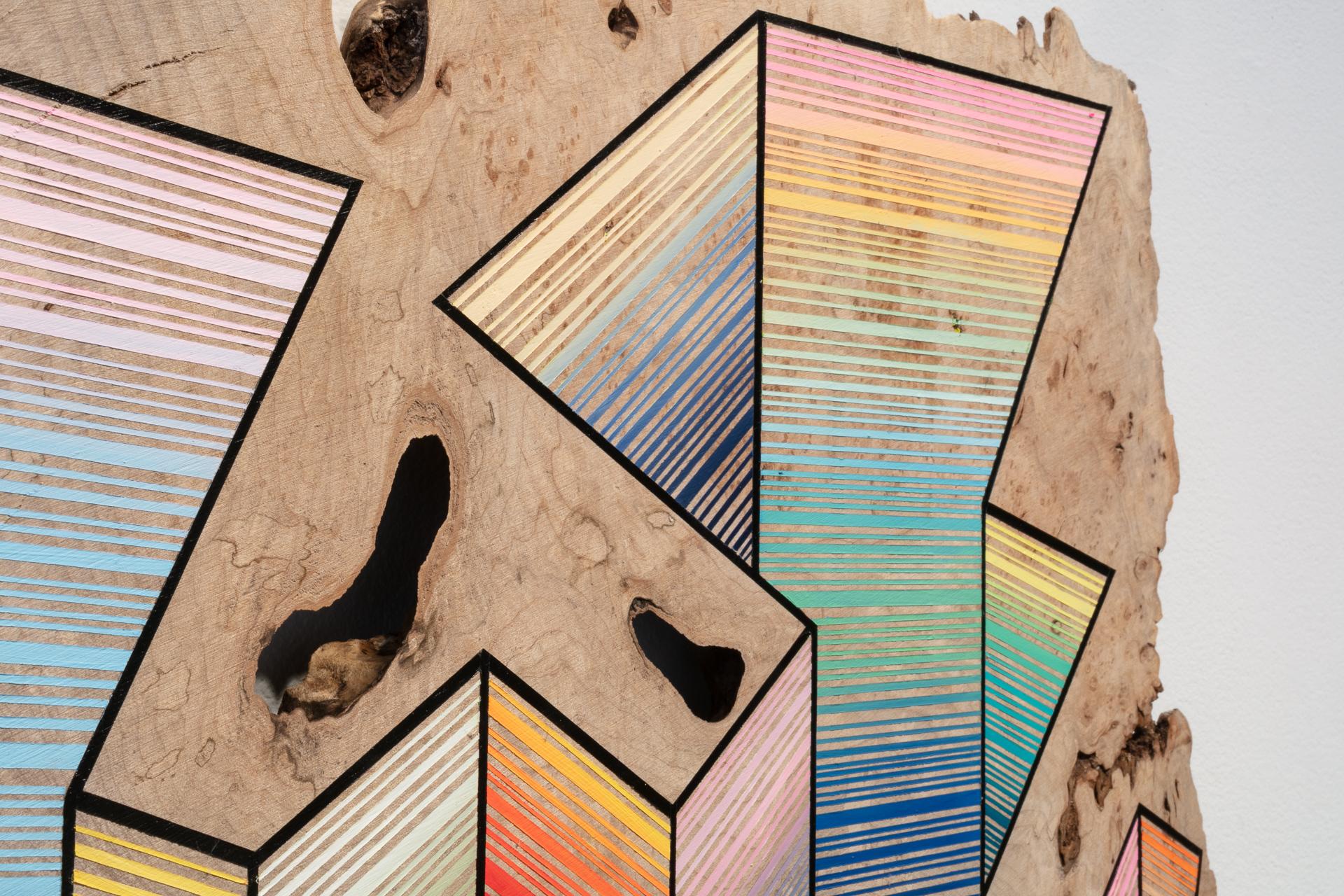 Hudson, NY - based artist Jason Middlebrook. Middlebrook takes inspiration from lived experience and the natural world with his signature hardwood paintings.

Familiar yet enigmatic, the sky in its various forms serves as muse in 