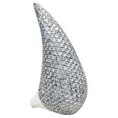 Jason of Beverly Hills Pavé Diamond 'The Claw Ring' in oro 18 carati in edizione limitata