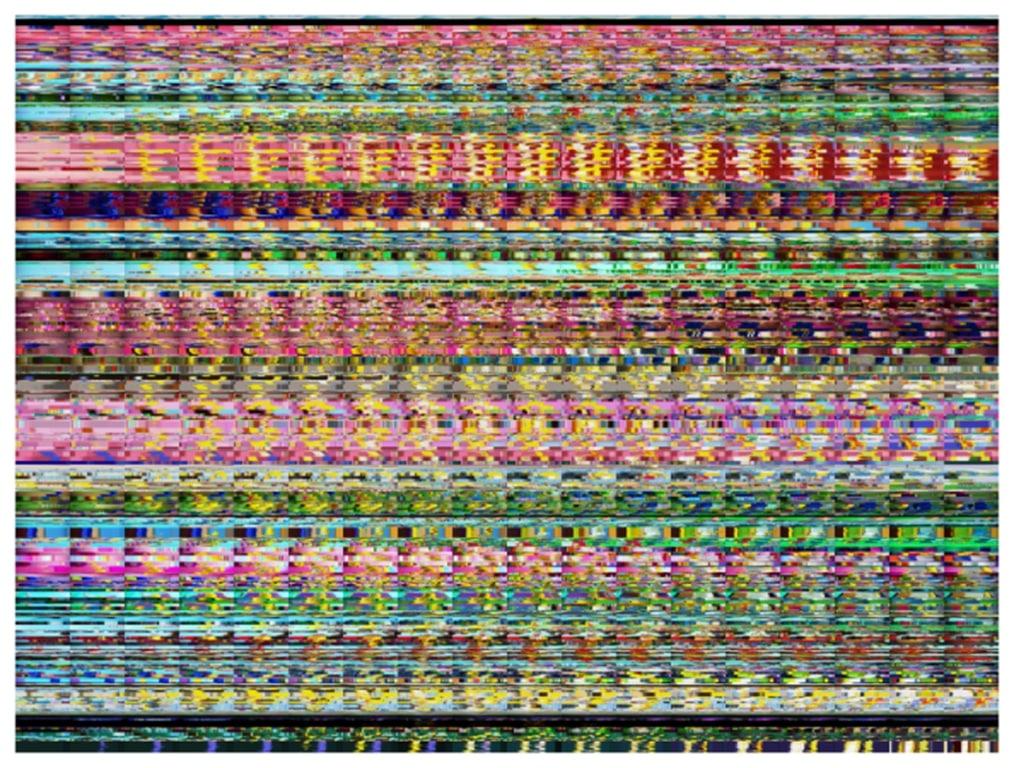 Episodio 550, getto d'inchiostro archivistico su carta di Jason Salavon, 2016

Informazioni aggiuntive:
Mezzo di comunicazione: Fotografia - Getto d'inchiostro d'archivio su carta
Dimensioni: 25 × 33 pollici (63,5 × 83,8 cm)
Edizione di 5 + 2