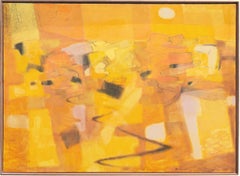 Grande peinture abstraite de Mills College, Whitney Museum, CCAC, ASL