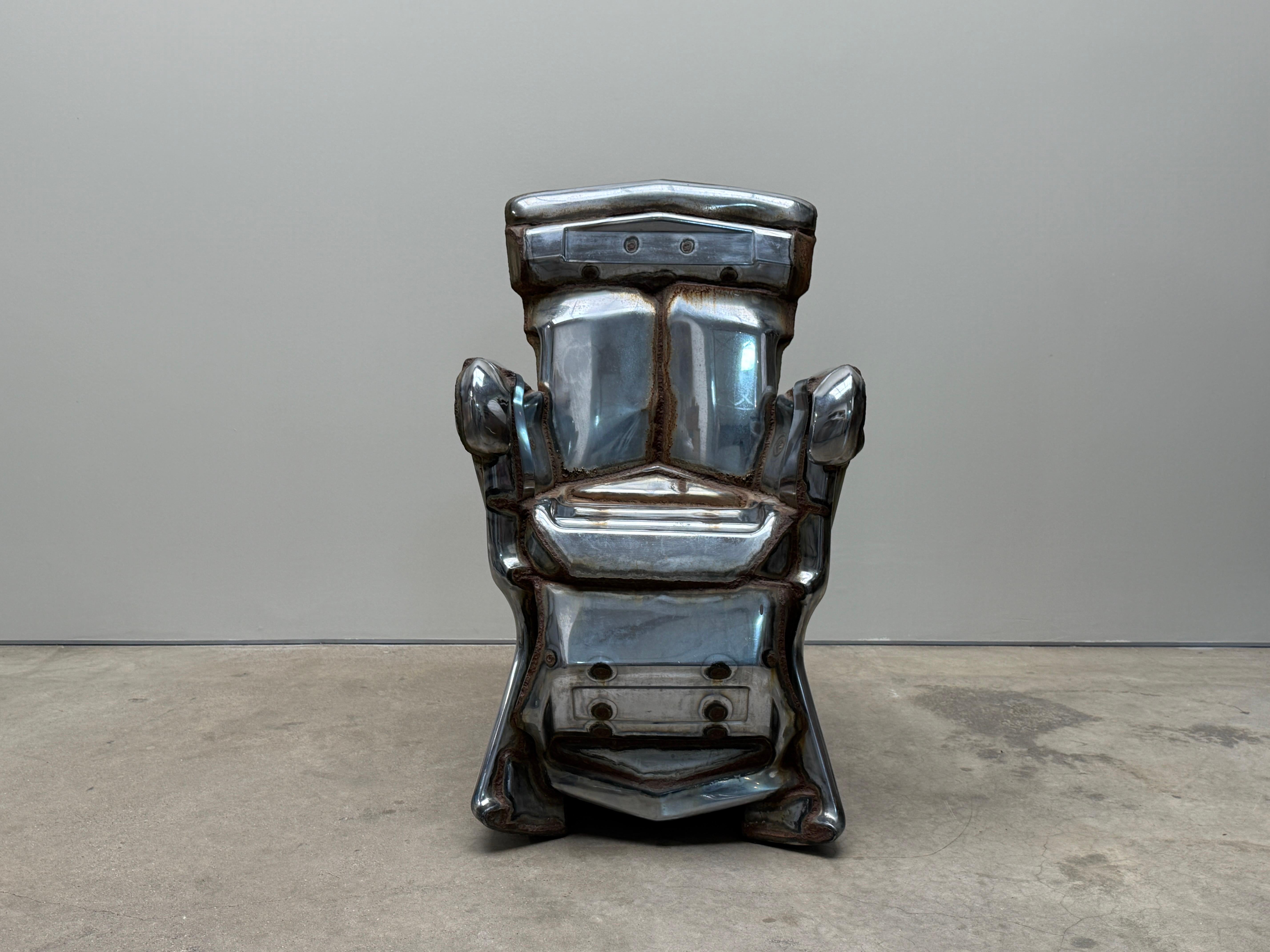 Acier Jason Seley 'Bumper Chair' 1975 en vente