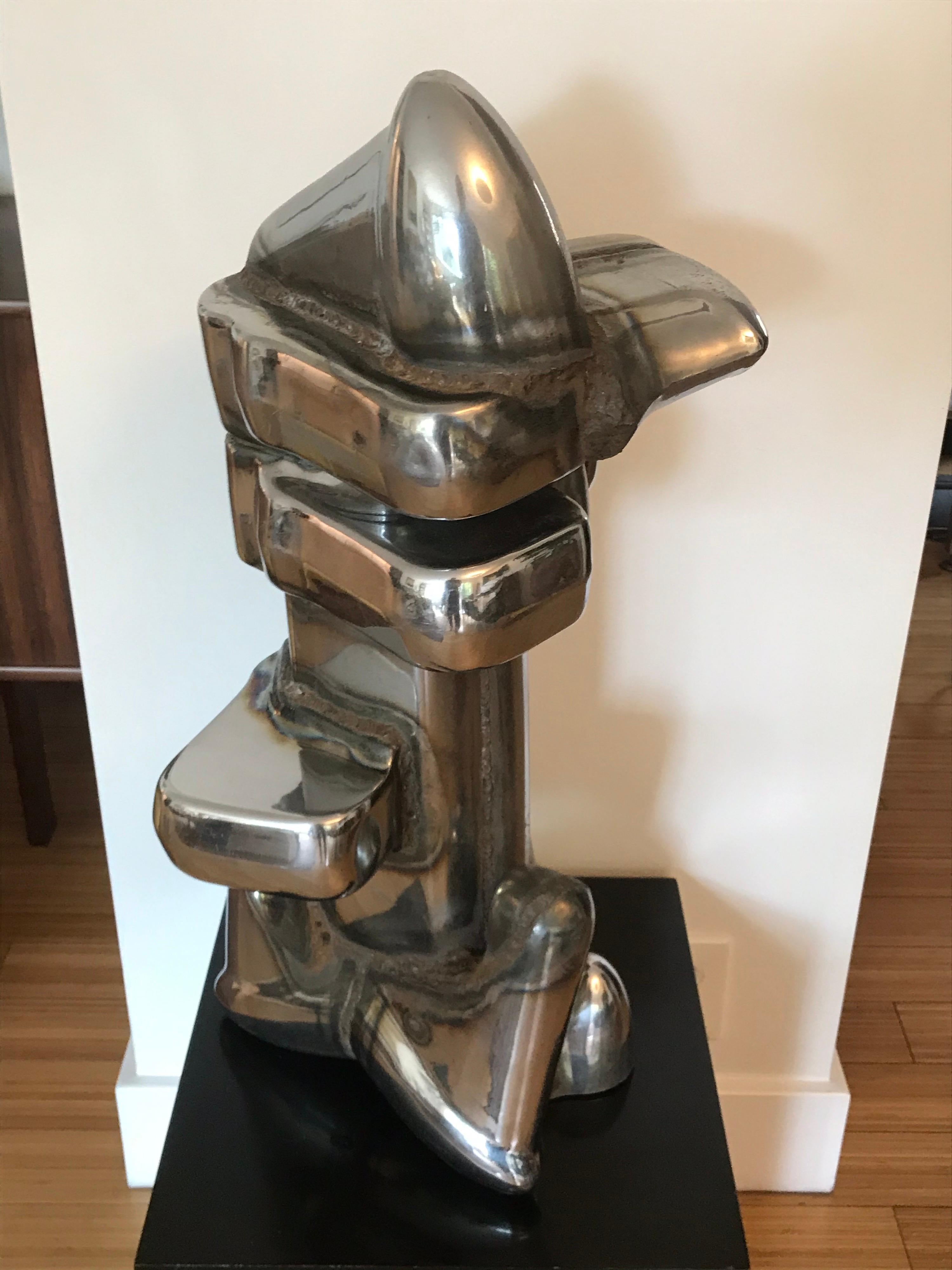 Jason Seley Modern Art Steel Sculpture, 1960s 3