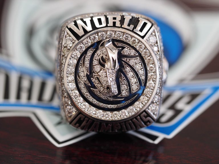 2011 Dallas Mavericks NBA Championship Ring Presented to Point, Lot #80114