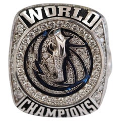 Jason Terry 2011 Dallas Mavericks NBA Championship Ring 14K Gold mit Diamanten 
