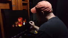 "Donut Pile" Oil Painting