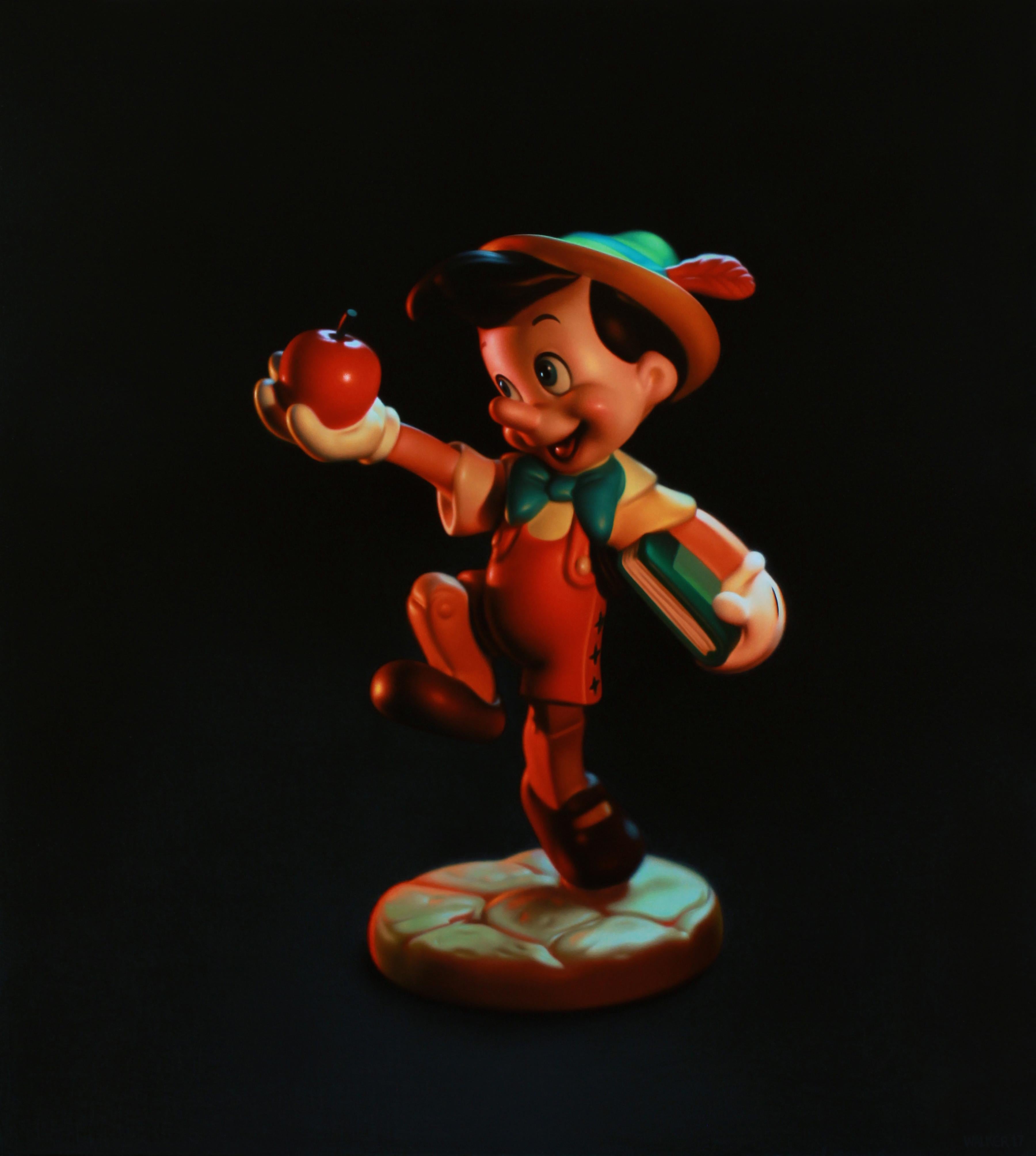 Jason Walker Figurative Painting – „Pinocchio“, Ölgemälde