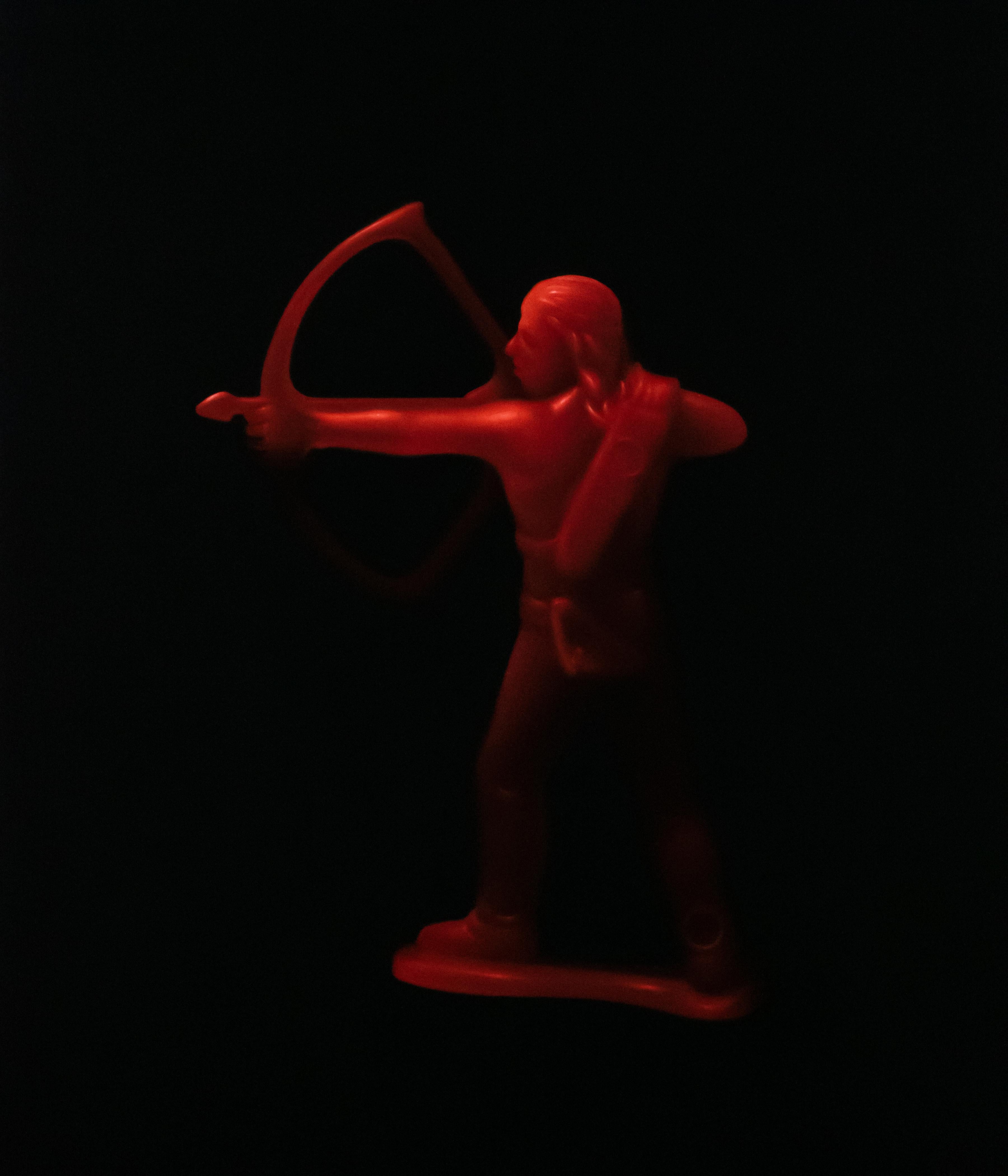 "Figura de plástico 7" Pintura al óleo