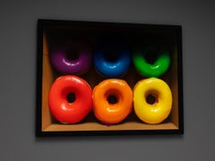 „Rainbow Sechspack 3“, Ölgemälde